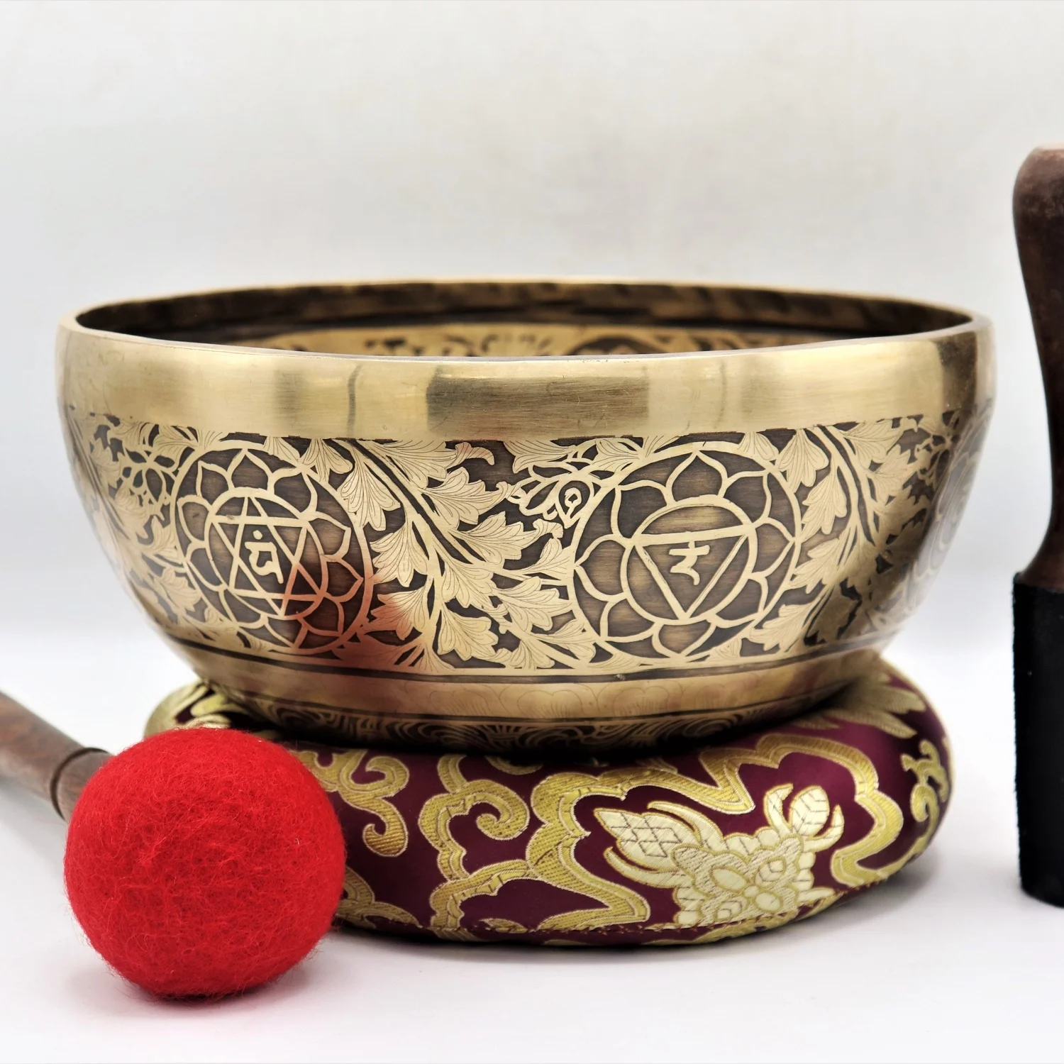 New Arrival Natural Healing Bowl High Quality Brass Singing Bowl For Home Decoration Sound Therapy And Meditation Top Trending