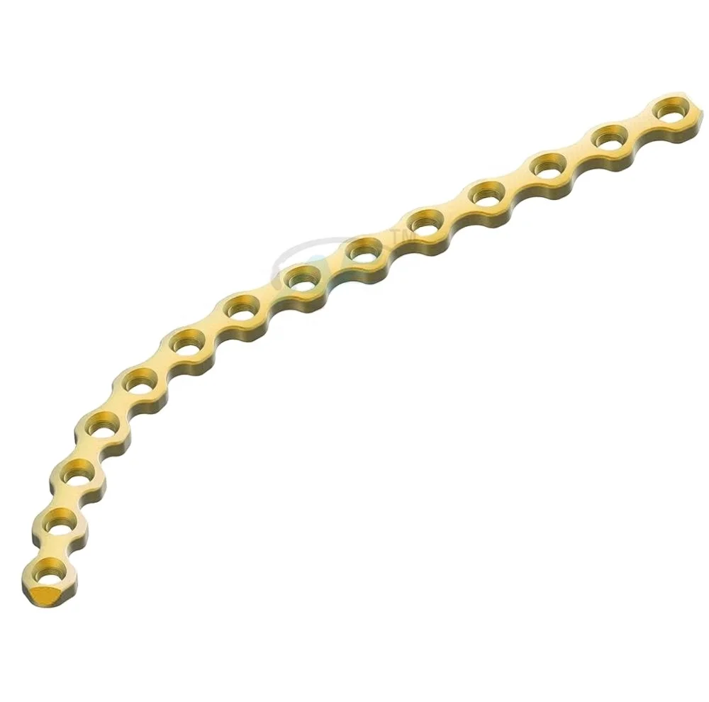 Orthopedic Titanium Implant 3.5mm J Reconstruction plate Wise-Lock of Small Fragment System Pelvic Boone Plates