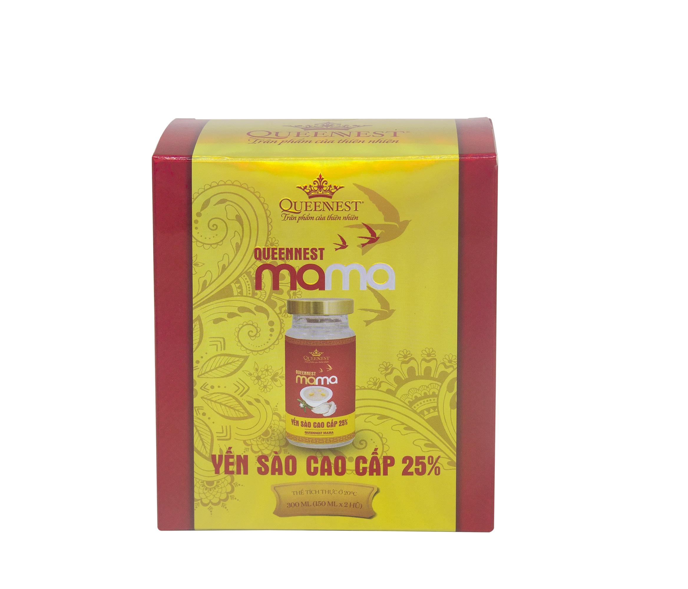 Премиум Птичье гнездо 25% QUEENNEST MAMA 150 мл (2 шт. в упаковке) из Вьетнама