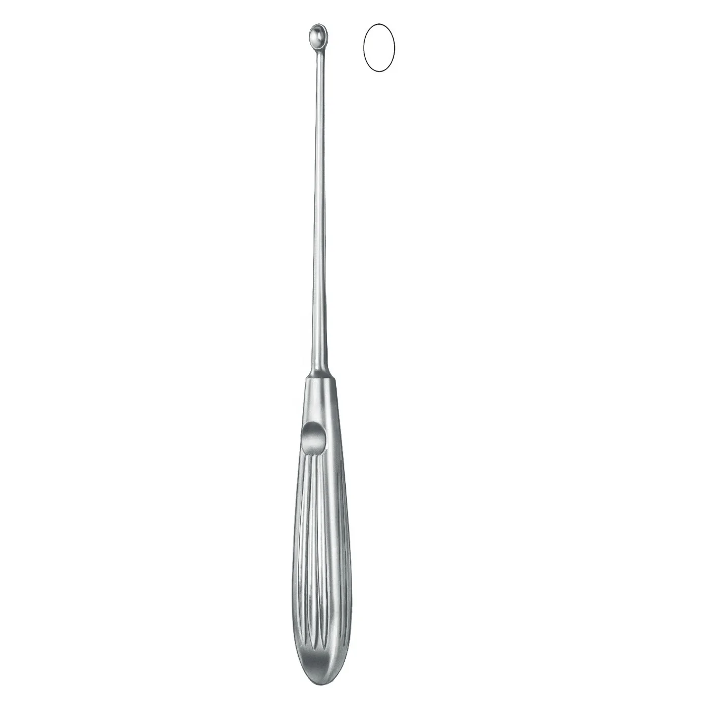 Biopsy Cutter/ Bone Surgery Instruments/ Bone Curette-HALLE Stainless Steel Surgical Curette BY  SIGAL MEDCO