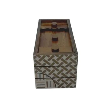 Wooden Secret Box Summer Box Game Brain Teasers Game  IQ Test Puzzles for Children