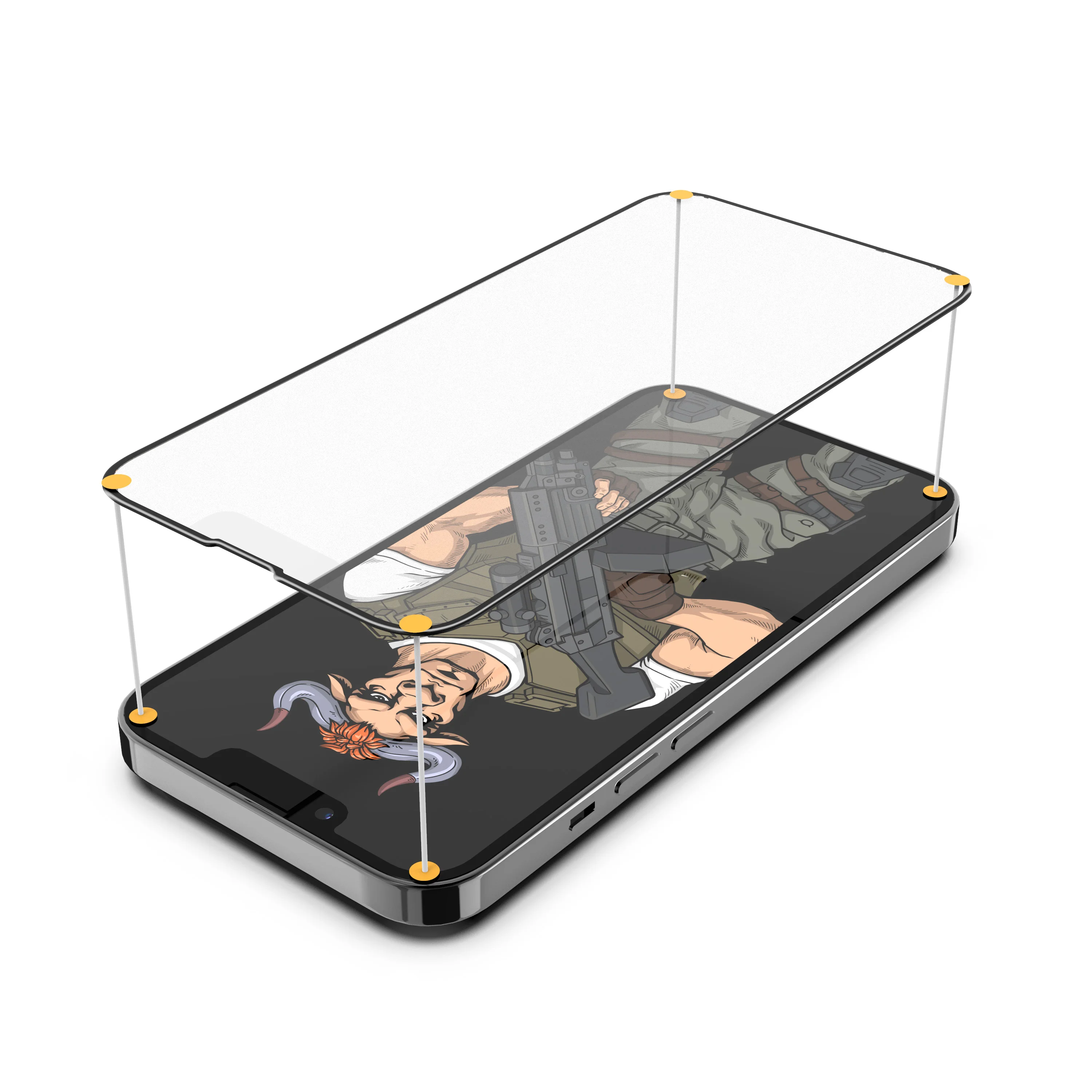 Anti-scratch Flexible Full Cover Matt Screen Protector 3D 9D Matte tempered glass Screen Protector for iPhone 13 Pro Max