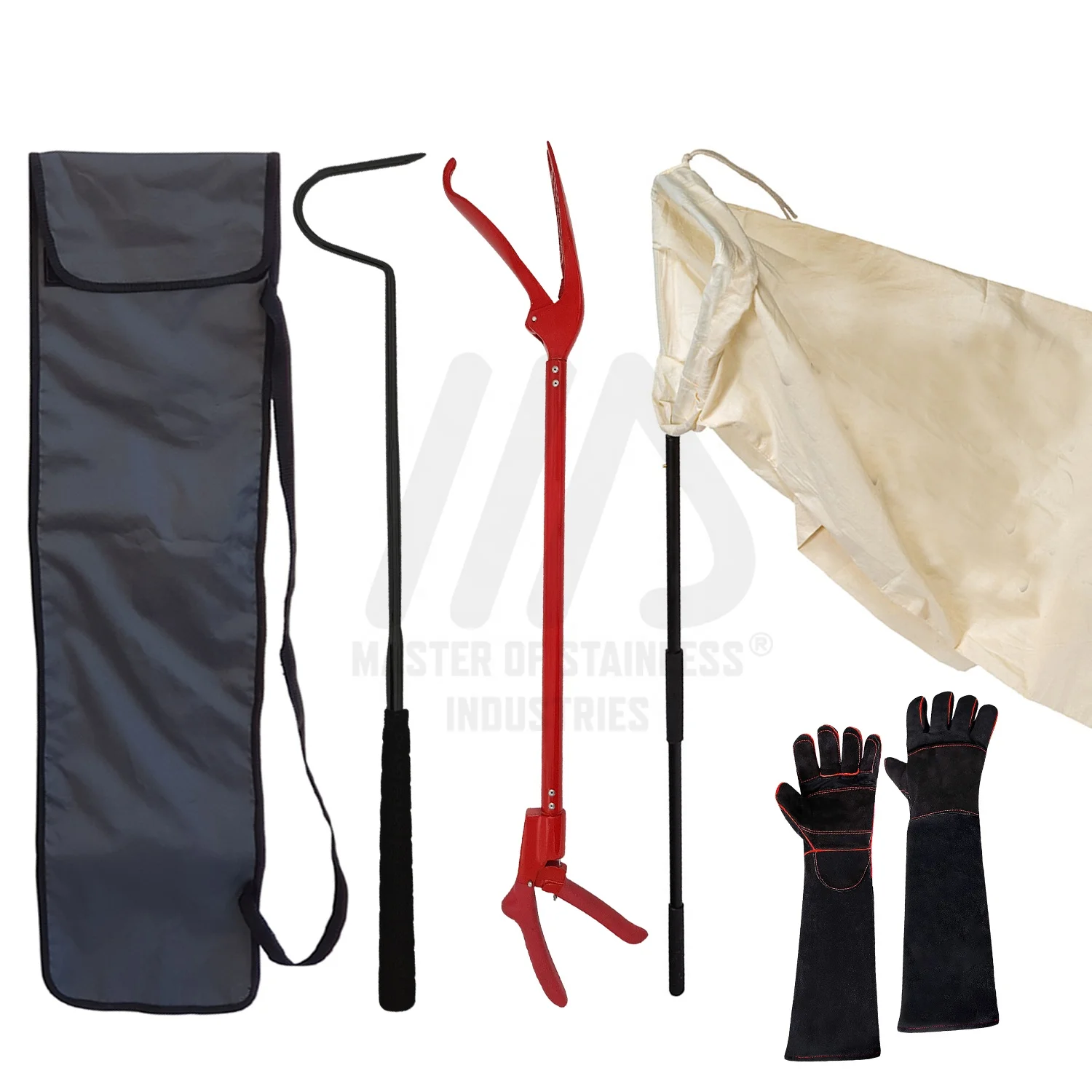 25% Off Sale Offer for Reptile Supplies Snake Handling tool kit Forest equipment herp tools snake catching kit 5 pcs Outdoor CE