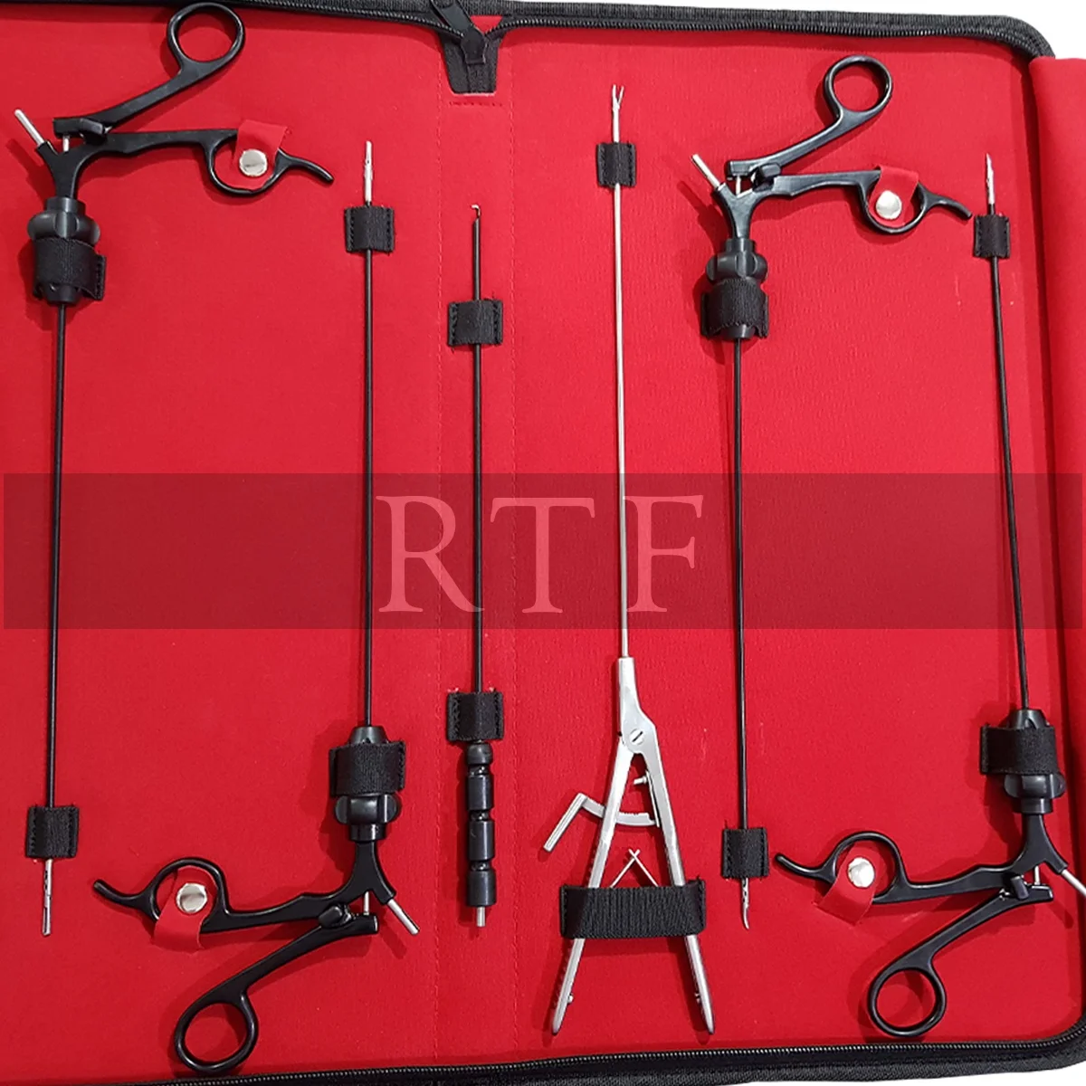 Reusable laparoscopy instrument 8Pcs Surgical Laparoscopy Forceps Set, Abdominal Surgery Laparoscopic Tools Set