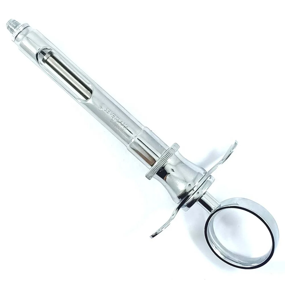 Aspirating Dental Syringes Dental Lab Product Medical Stainless Aspiration Syringe By SEVETLANA INDUSTRY