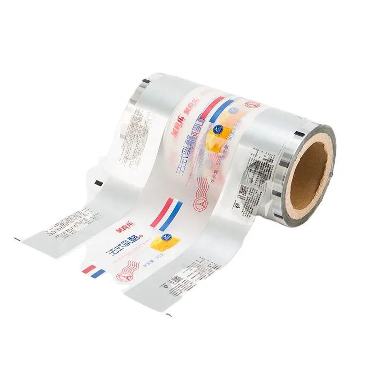 Factory printed recyclable plastic jelly stick film liquid bag packaging film roll bag easy tear food bag
