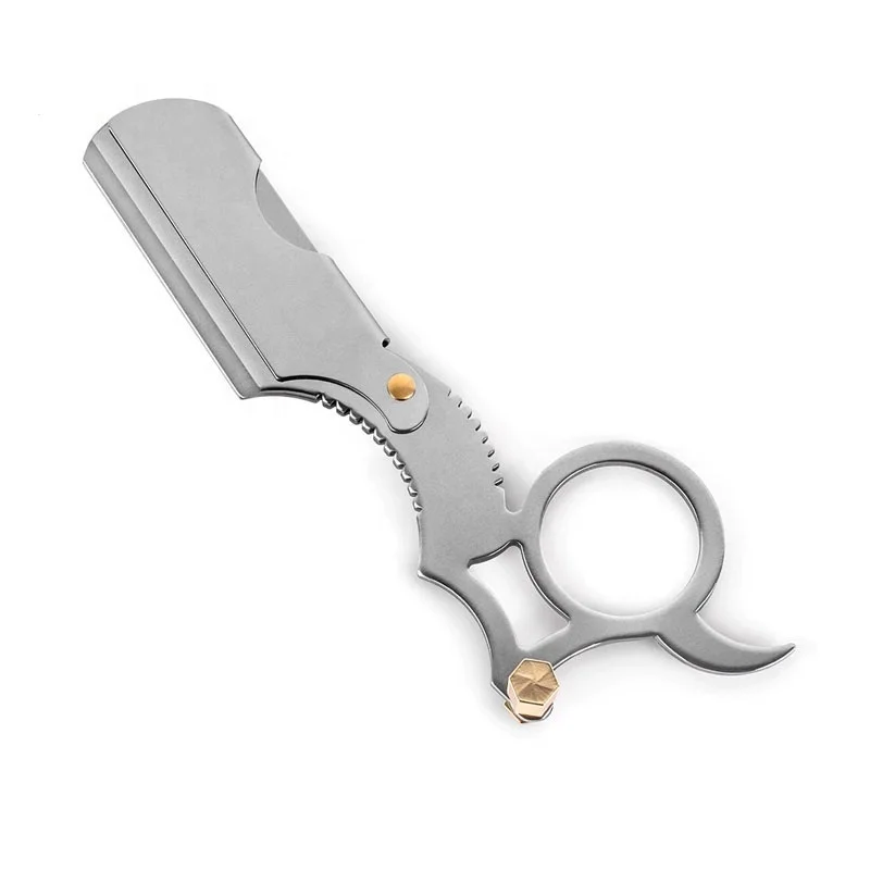 
Barber Straight Edge Finger Insert Handle Shaving Razor Wholesale Good Quality Finger Razors 