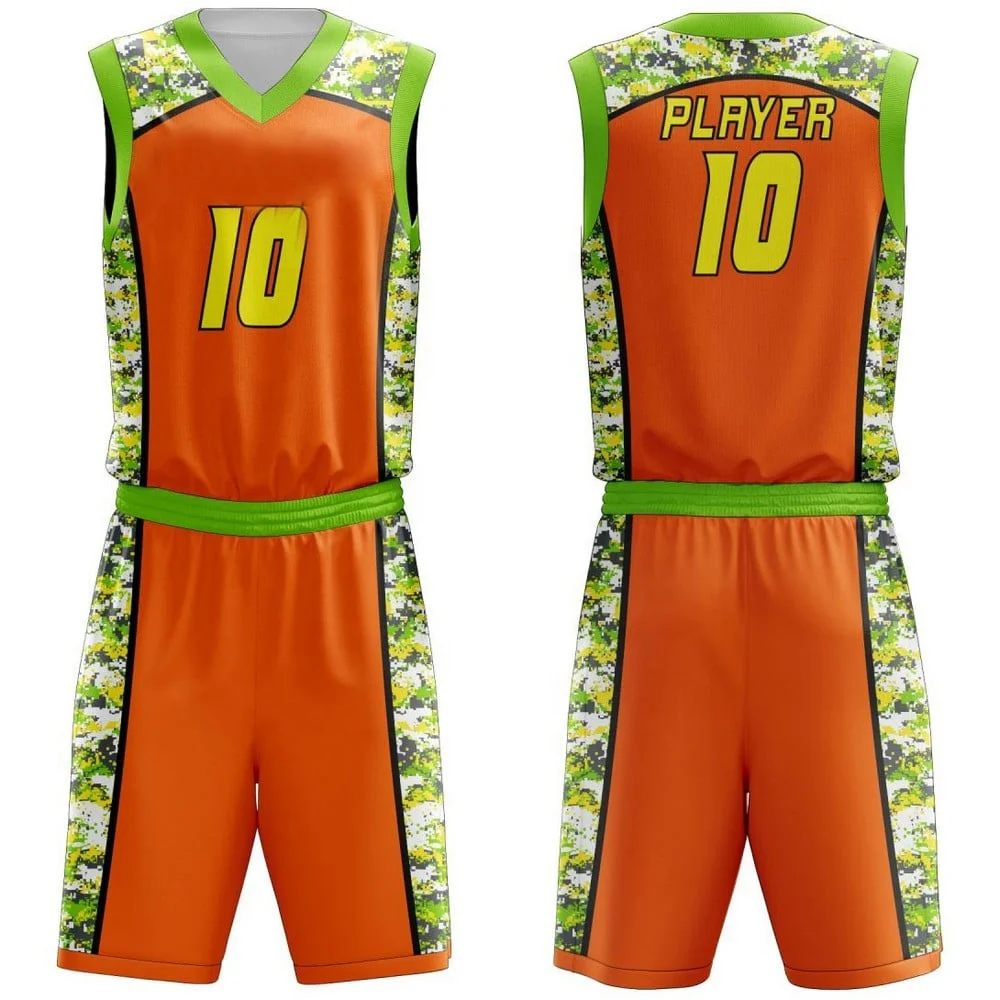 Best design men sublimated basketball uniforms made by Benefit Enterprises