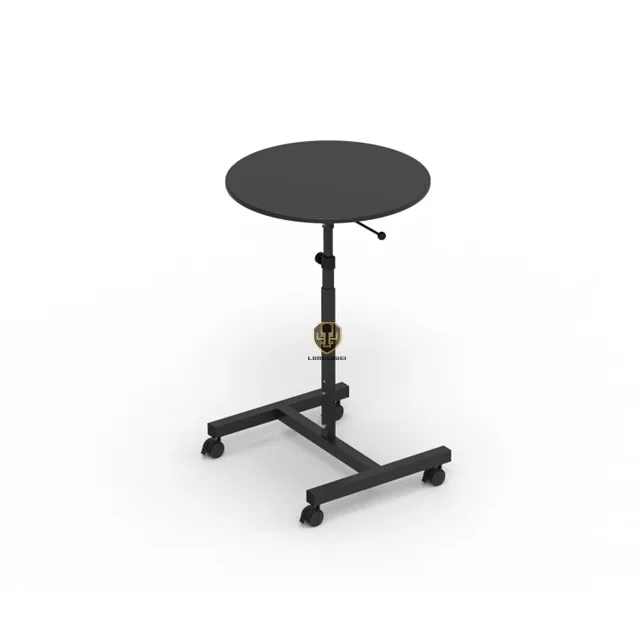 customized Mobile Height Adjustable Camera Holder Projector Ceiling Mount Bracket Computer Laptop Cart Floor Stand