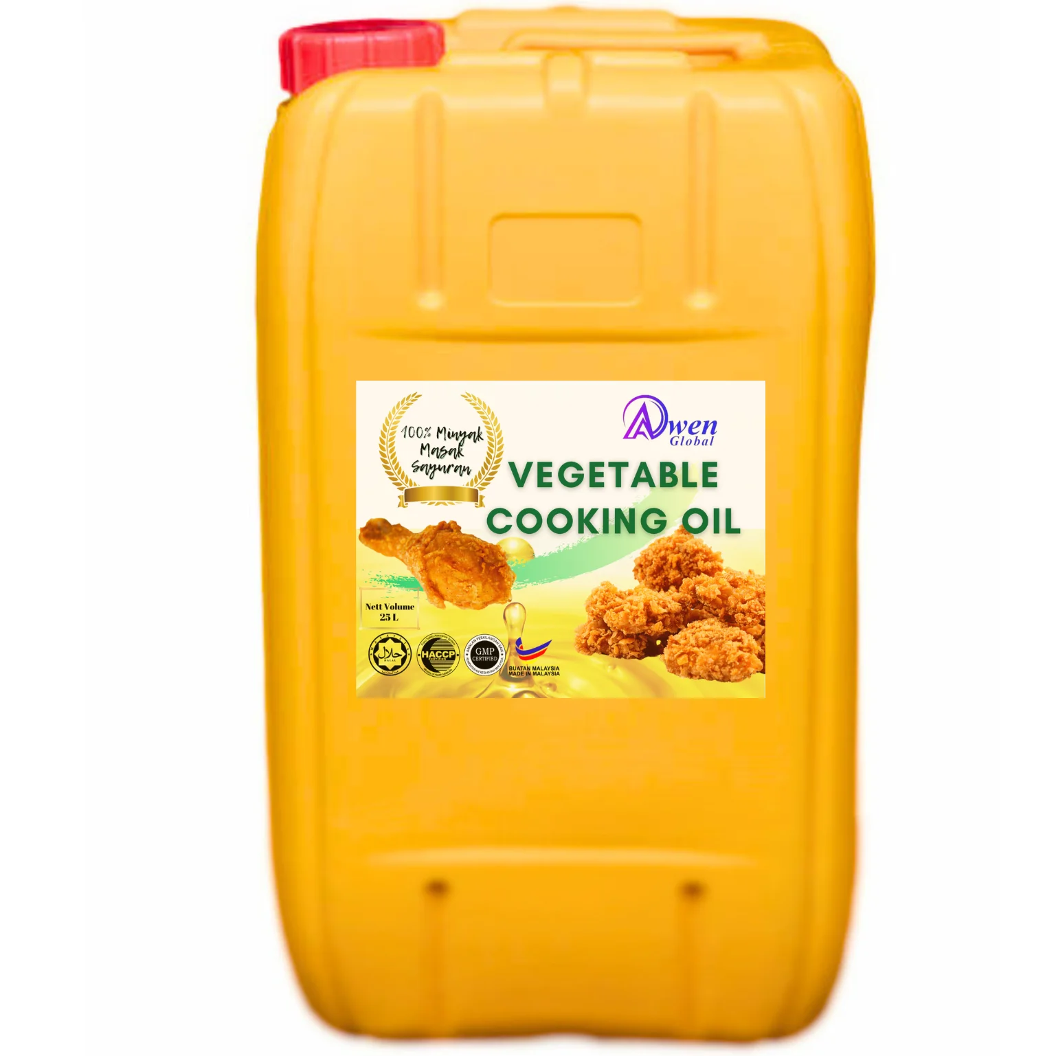 Premium Grade Halal Vegetables Oil Palm Oil from Malaysia Fast Shipping Cholesterol Free Vitamin Refined Cooking Drum Packaging