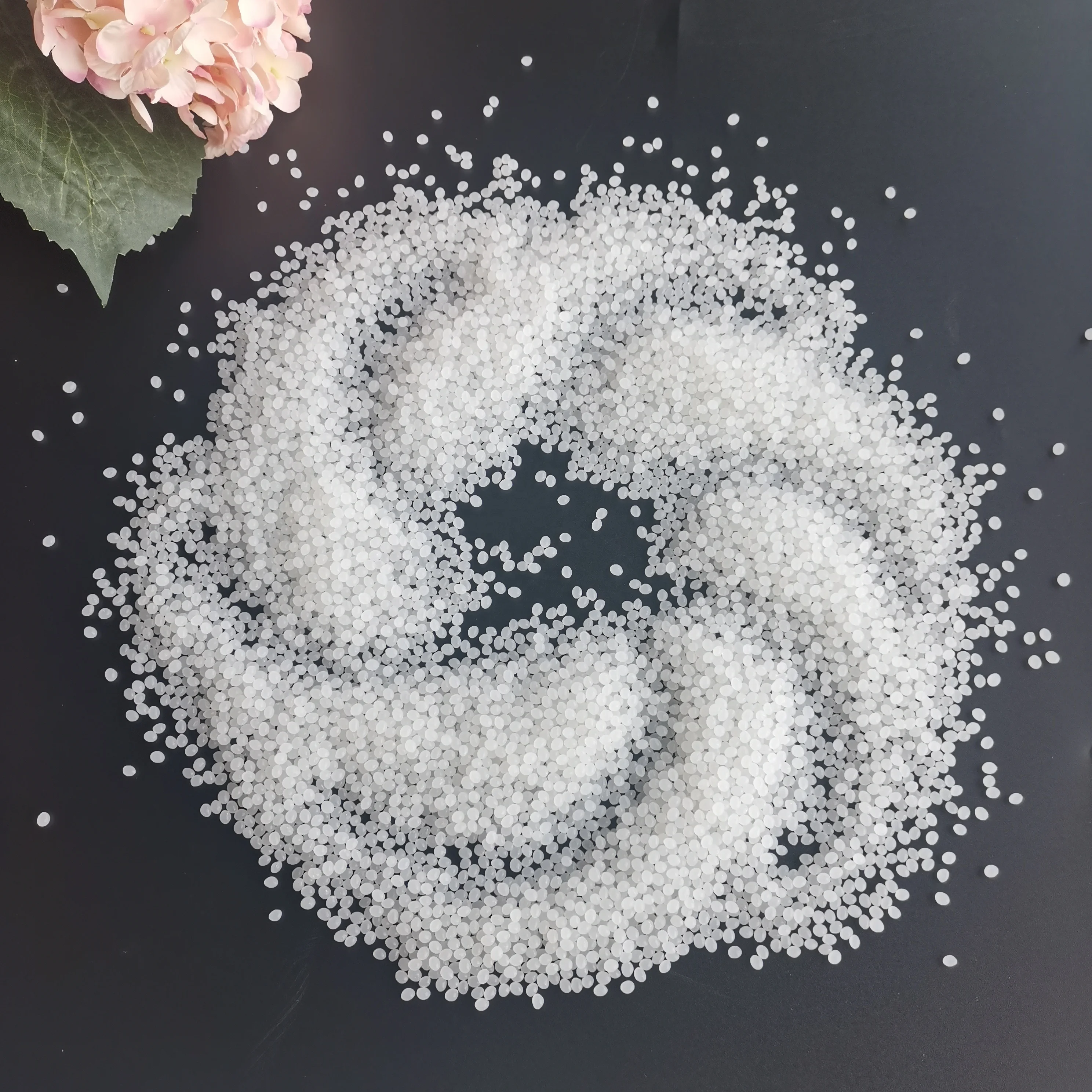 100% biodegradable raw material  poly lactic acid resin PLA resin granules for food containers