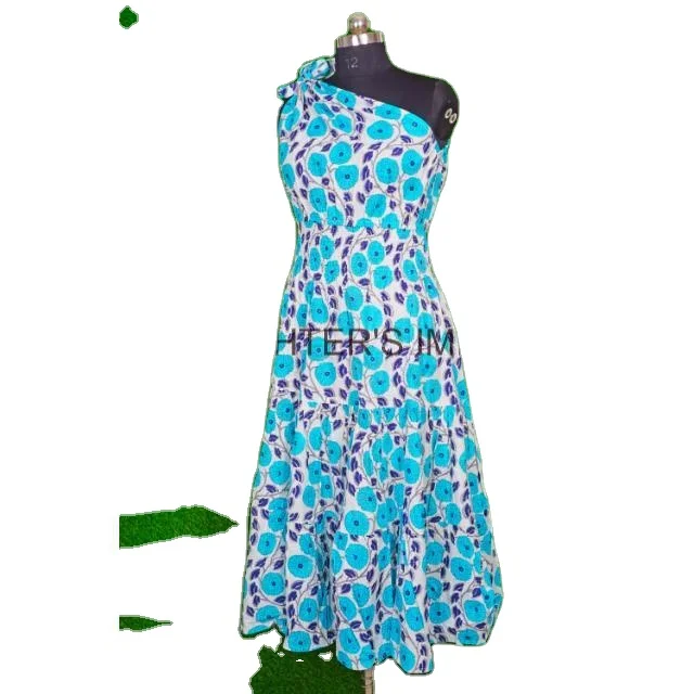 Hot Sale Women Evening Dresses Asymmetric One Shoulder Elegant Waist Smocked With String Sexy Midi Evening Party Dress
