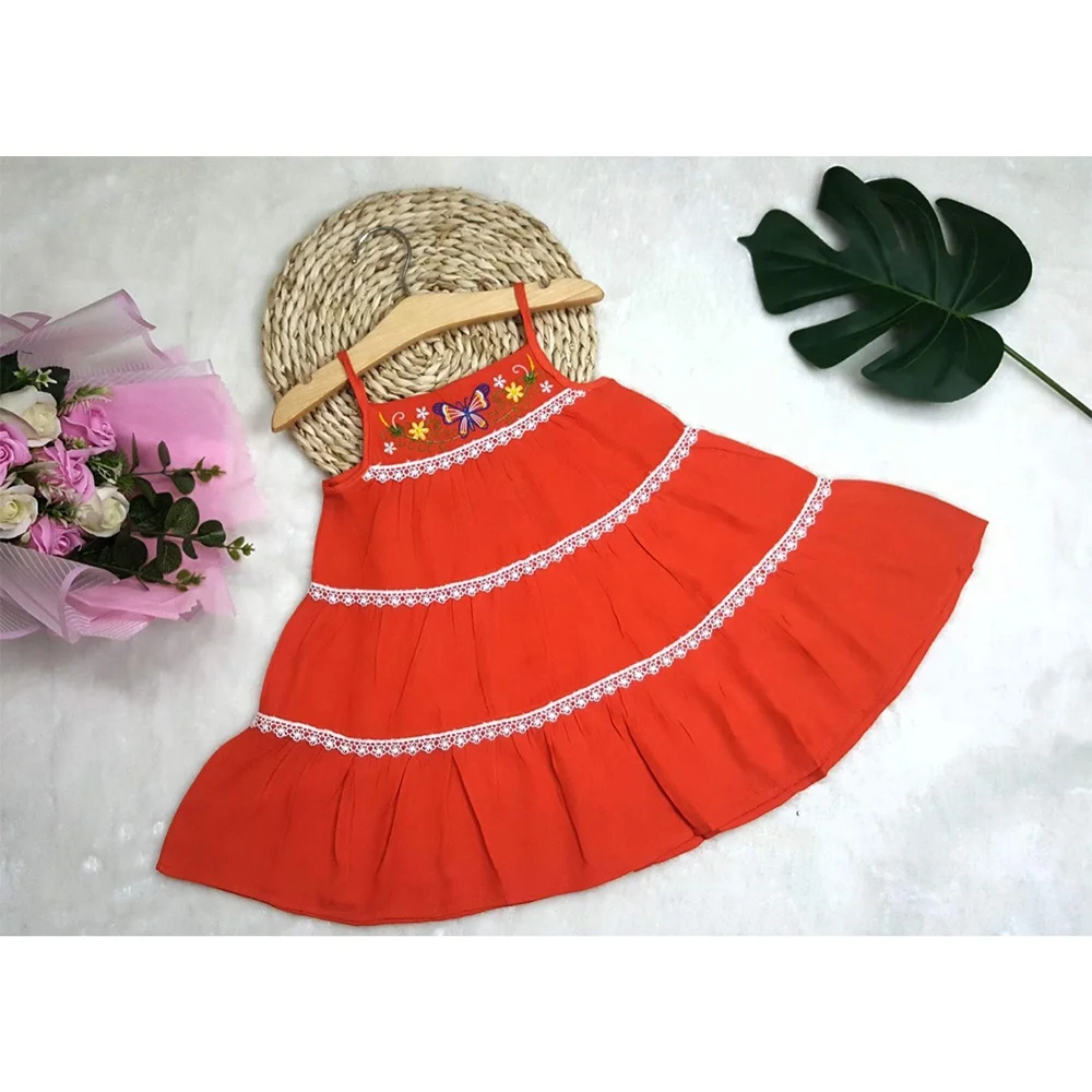 Baby Girl Dress Clothes Floral Print Baby Summer Dress Toddler Girl Sleeveless Flower Casual Dresses For Export In Bulk