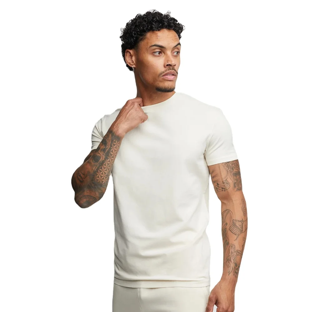 Verified Supplier 100% Combed Cotton 180 gsm Single Jersey Men T-Shirts