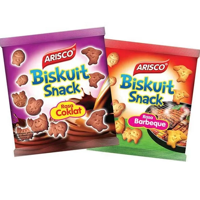 Hot Sell Wafer Biscuits Snack Kids Pack BBQ, Chocolate Flavour ( 22gr x 60pcs ) Arisco - OEM