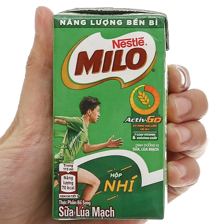 Коробка для молока со вкусом шоколада и солода 115 мл