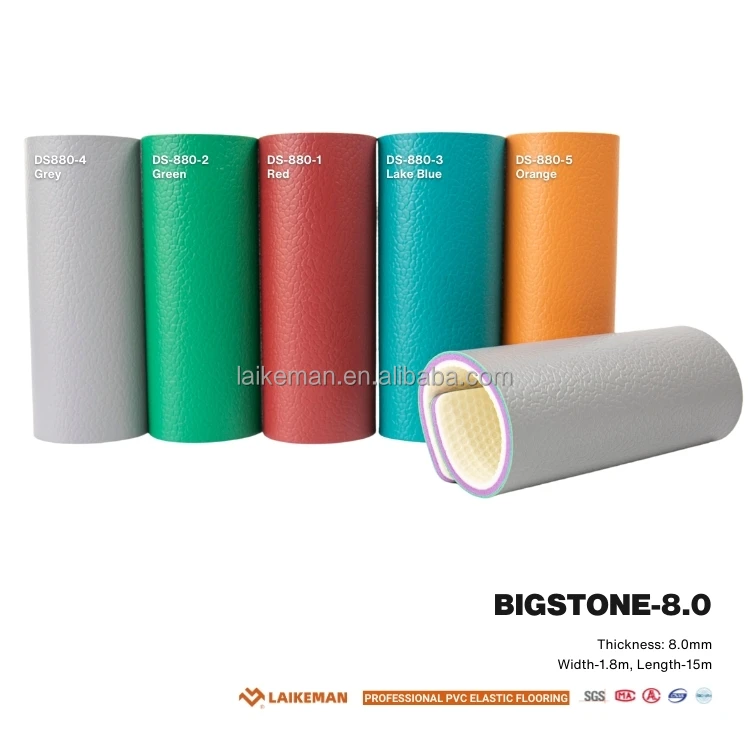 Indoor sport floor vinyl sheet floor parquet basketball floor