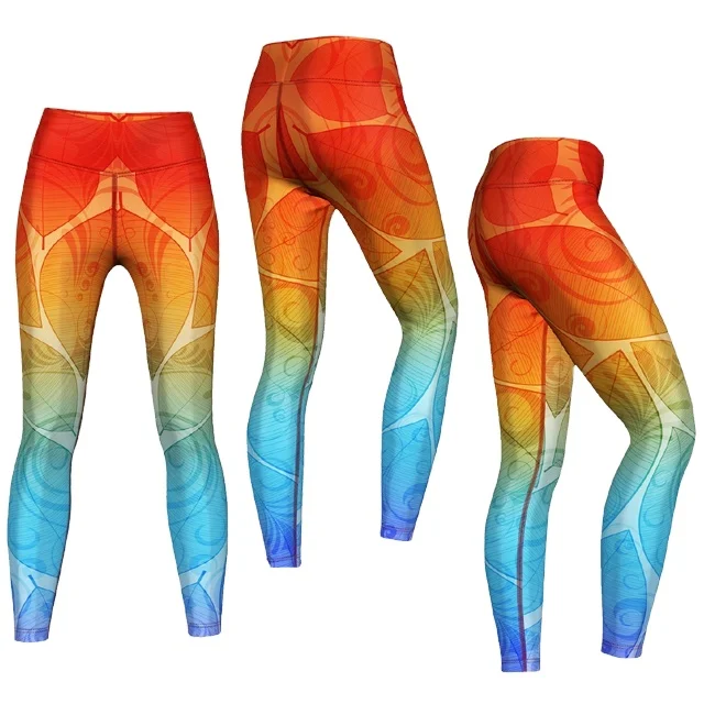 Latest Design Women Yoga Pants Fitness Leggings Running Gym Workout Sports Trousers Active Wear Tights