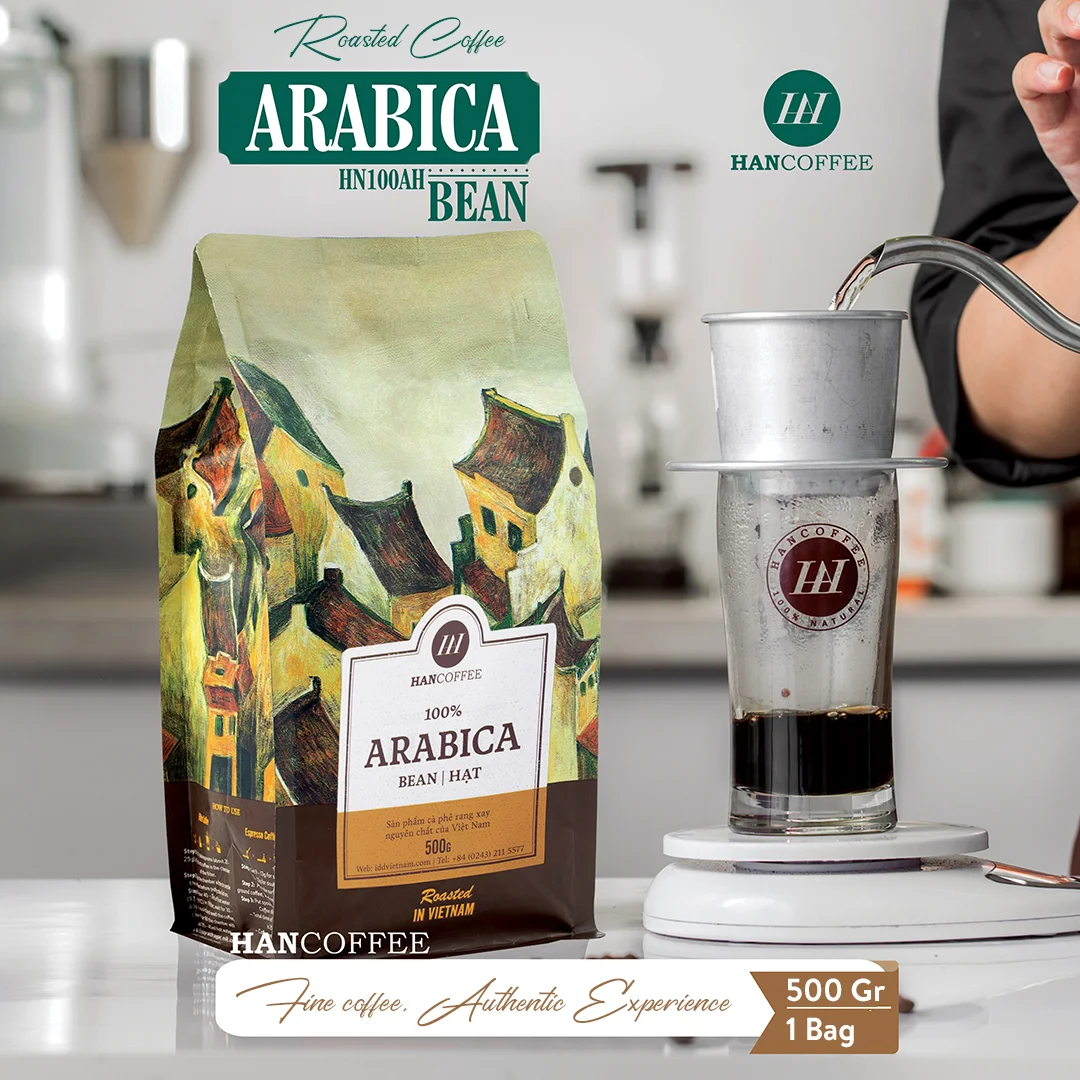 HANCOFFEE Roasted Instant Coffee Powder Hot Sale All-Type Arabica Robusta Caffeinated Best Price Packaged in Box/Bag Must-Try!