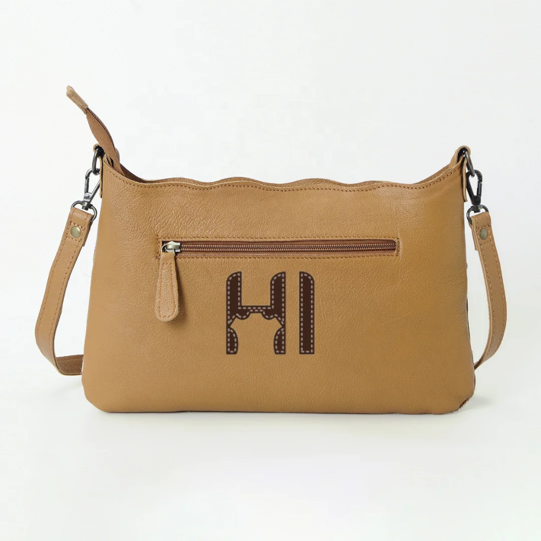 Trending Cowhide Hair on Leather Purse Cowhide Fur Western Cowgirl  Shoulder Bag Women Girls Crossbody Bag Custom Design Fringes