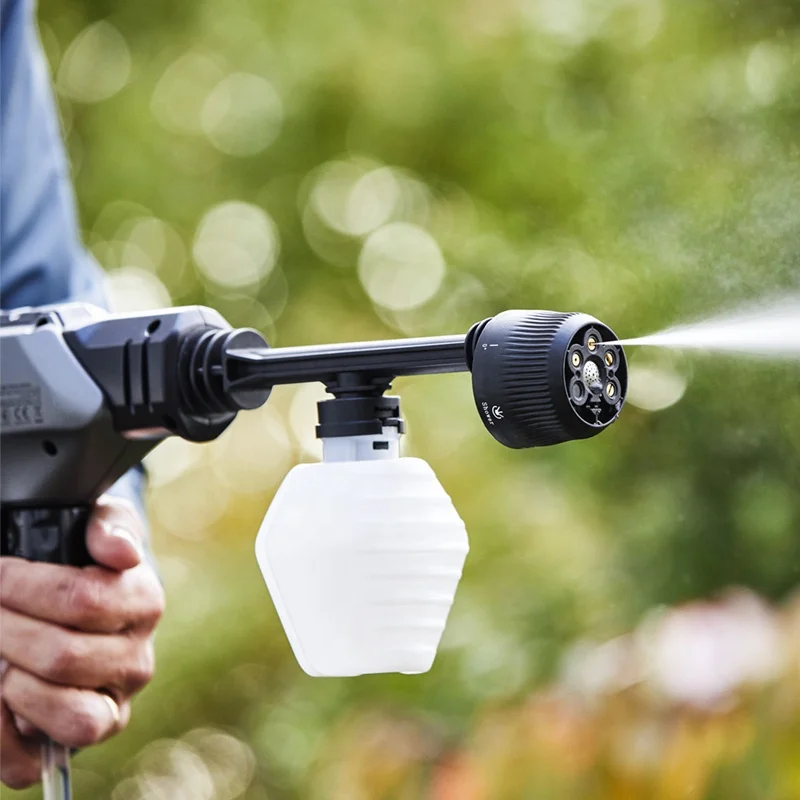 HOTO 20V Cordless High Pressure Car Washer Pump Gun Machine Portable