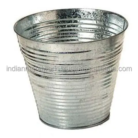 Shiny polished planter Modern planters for home and garden decor galvanized Cheap iron planters at low price