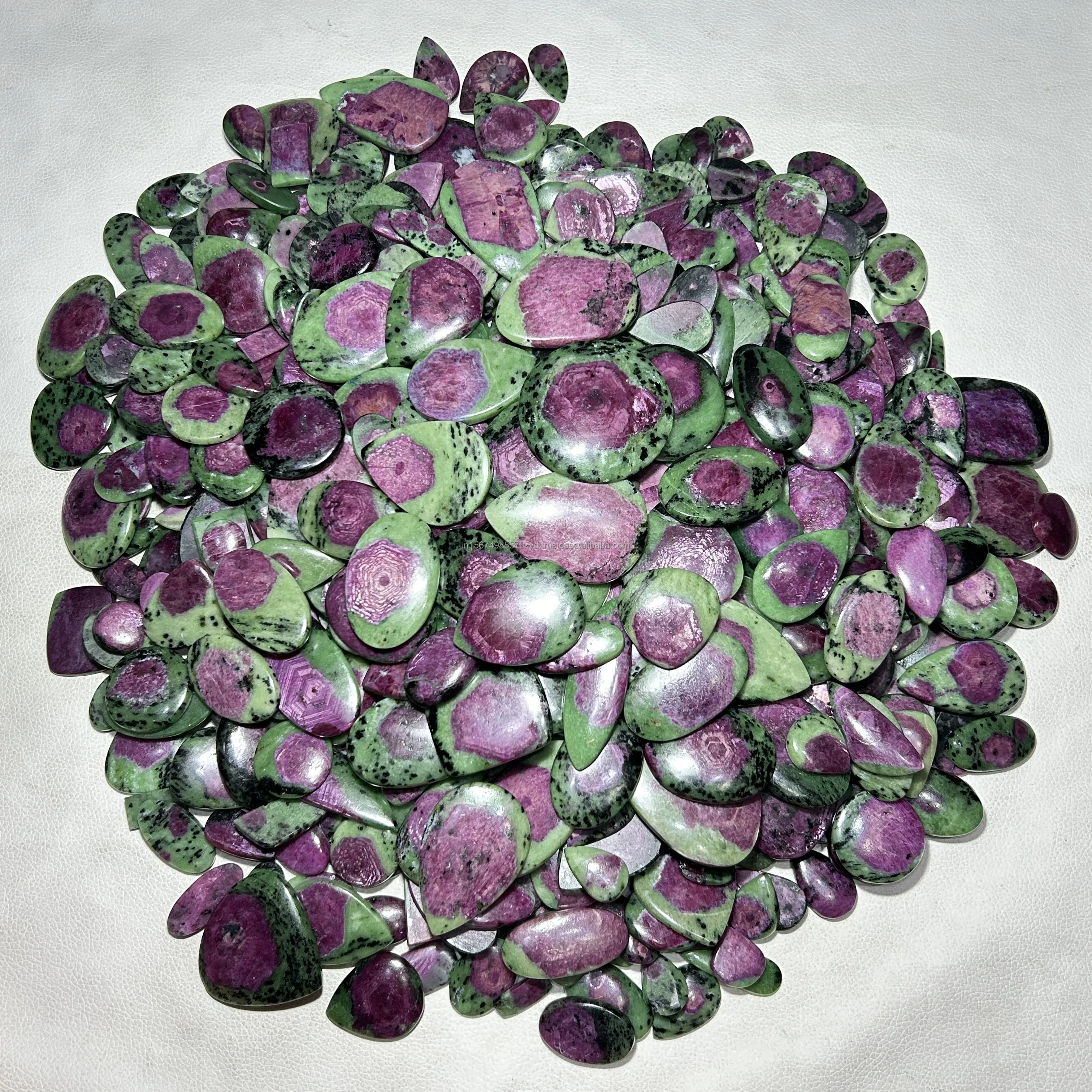 AAA+ Quality Gorgeous Natural Ruby Zoisite Cabochon Loose Gemstone Lot For Healing Jewelry Pendant Wholesale Gems & Stones Bulk