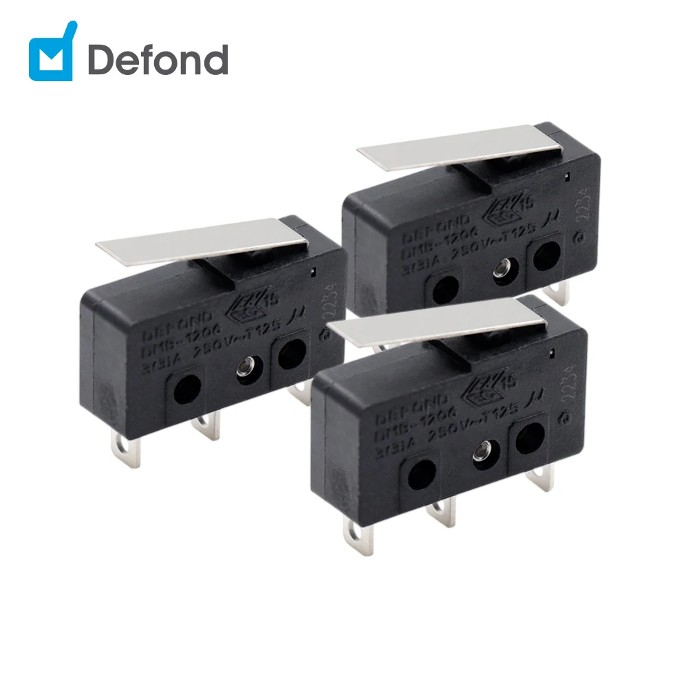 Defond микропереключатель DMB-1210-C-AAA32-09R основной переключатель 70gf Макс 250v микро выключатели