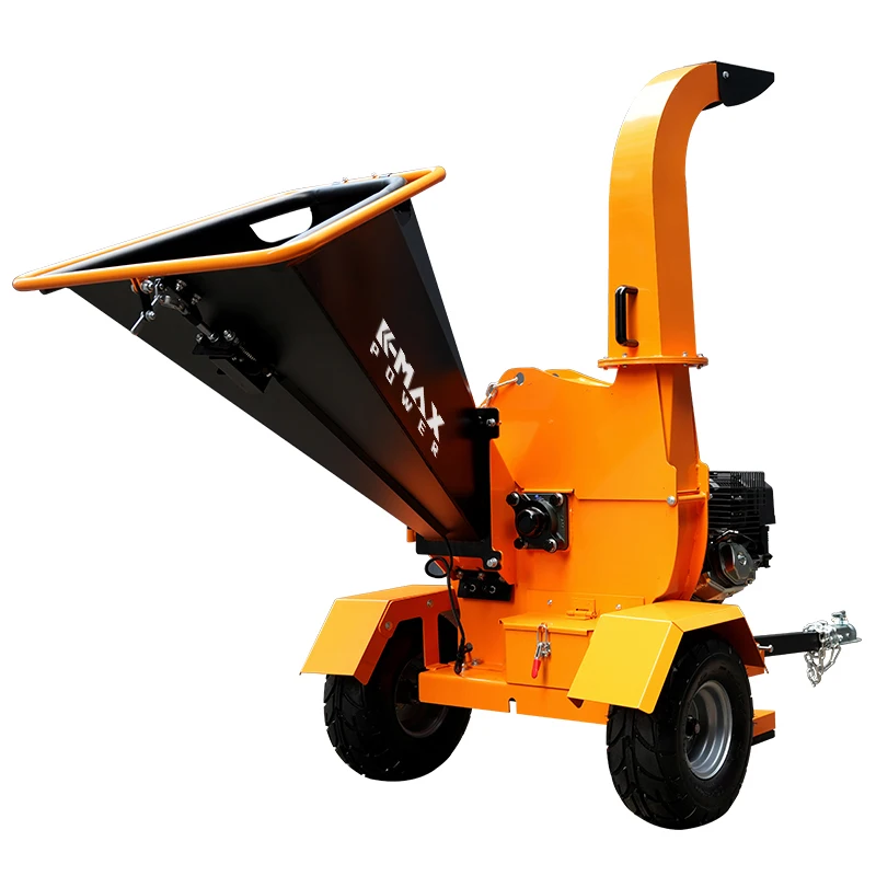New Listing CE Tree Shredder 15HP Four Stroke High Quality Wood Chipper Wholesale Mobile ATV Drum Mulcher Chipper