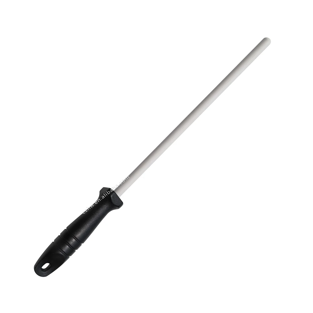 General White Ceramic Kitchen Honing Rod