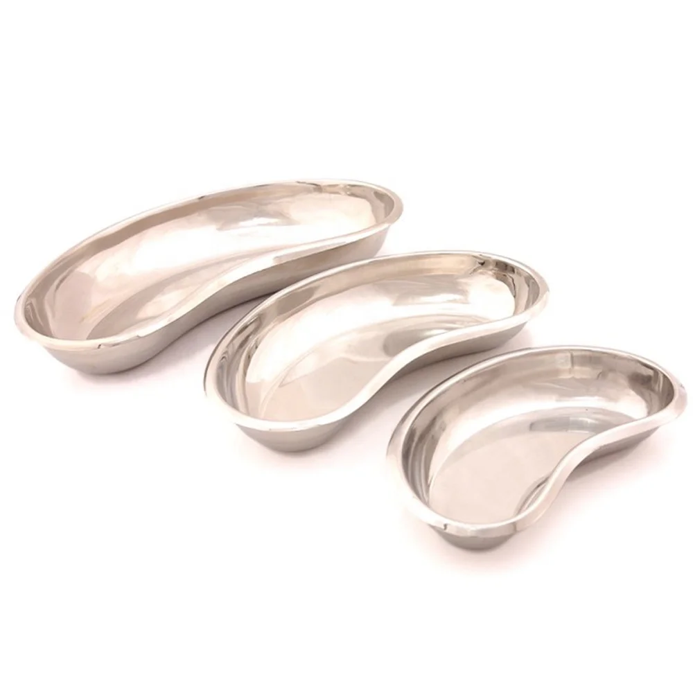 Kidney Tray Stainless Steel Surgical Impression Hollow Ware Kidney Trays Hospital Equipment Instruments