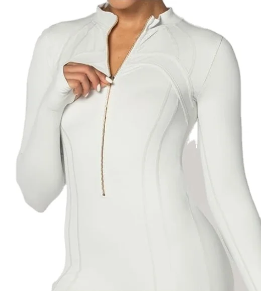 Jumpsuit Gym Workout Yoga Clothes Dance Hollow Out Fitness Long Sleeved Sexy Tight Boiler suit Women Tracksuit