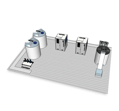 High-Efficiency Chlorine Generation Unit - brine electrolysis Sodium Hypochlorite Producer