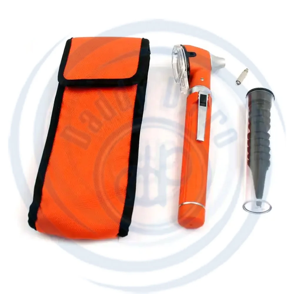 Professional Fiber Optic Mini Otoscope Set Medical Diagnostic Set Pocket Size Otoscopes ENT Surgical Otoscope for Sale DDP CE