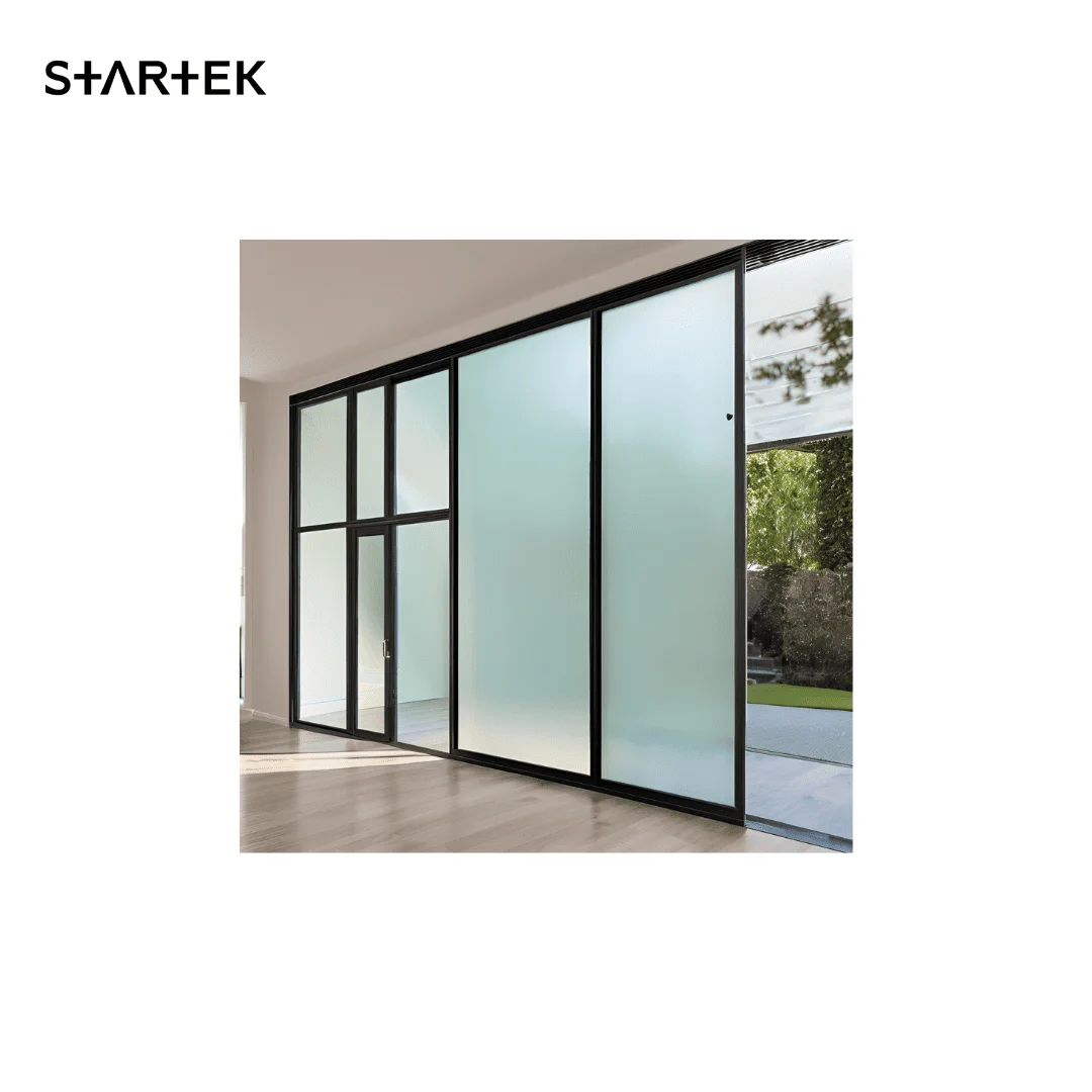 Modern Design PLCD Smart Glass Sliding Doors and Partitions for Private Offices