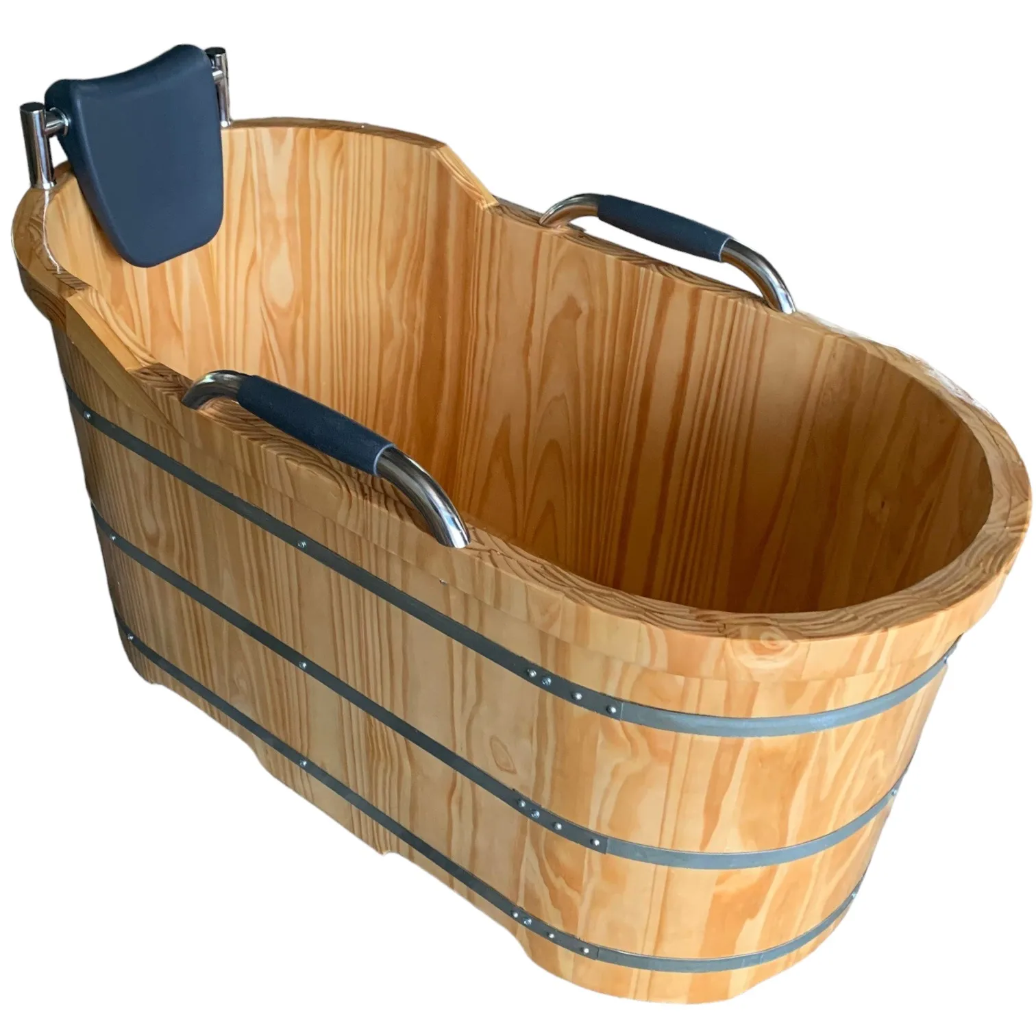 Современная деревянная переносная Ванна из сосны