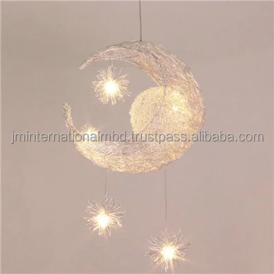 RAMADAN HANGING LIGHTS Moroccan lights Wedding Decorative Vintage Collection Moon wire hanging light