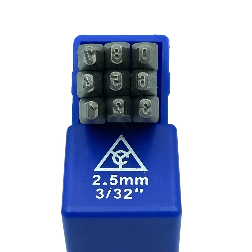 Manufacturer provides diy craft punch set portable 2.5mm german number punch other hand tools