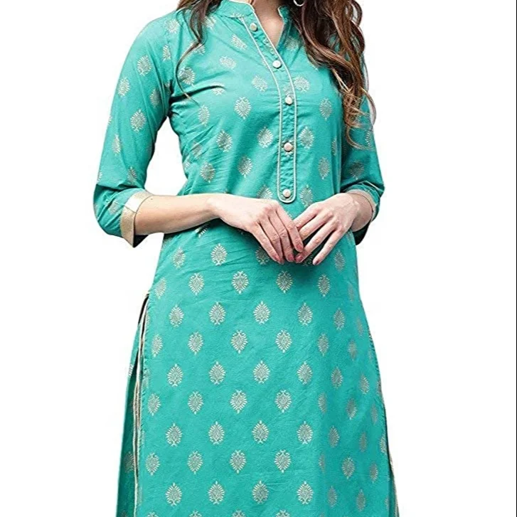 New Arrivals Pakistani Full Sleeve Women kameez Kurtis Pakistan Made Women Wear Casual Style Kurtis