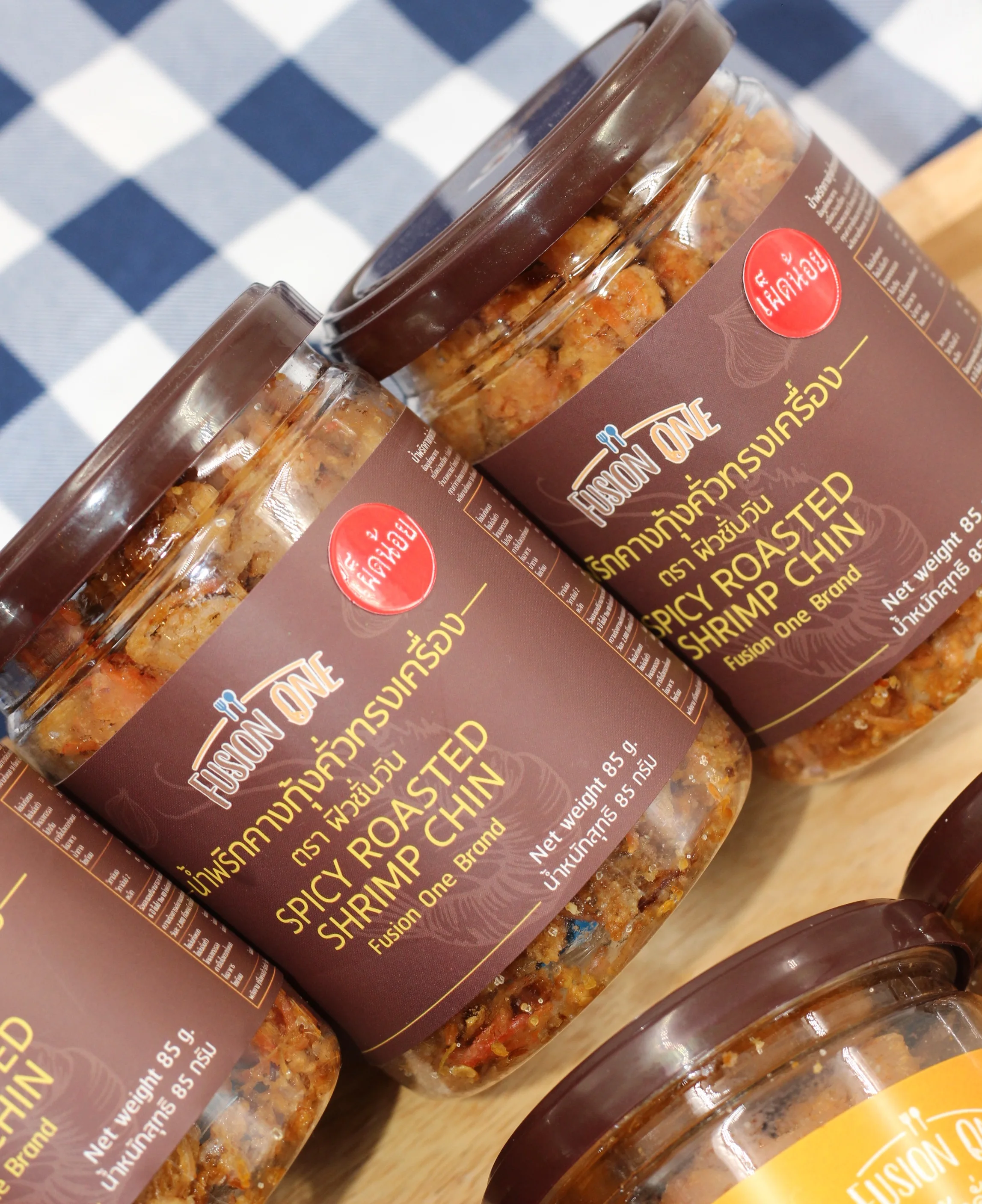 Spicy Roasted Shrimp Chin With Mild Flavor Thai Chilli Paste 85g  Natural Ingredients Easy Cooking with Salad Rice and Pasta