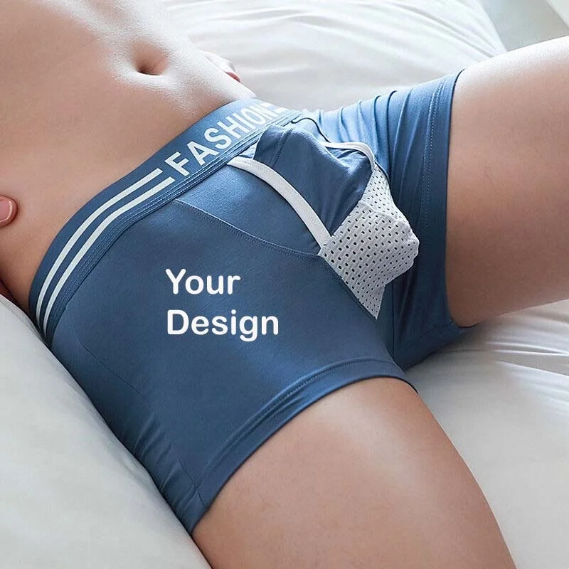 Wholesale Men Boxers Breathable Underwear Men Sexy Cotton Briefs Men Custom Young Boys Shorts Underwear Custom Logo From BD