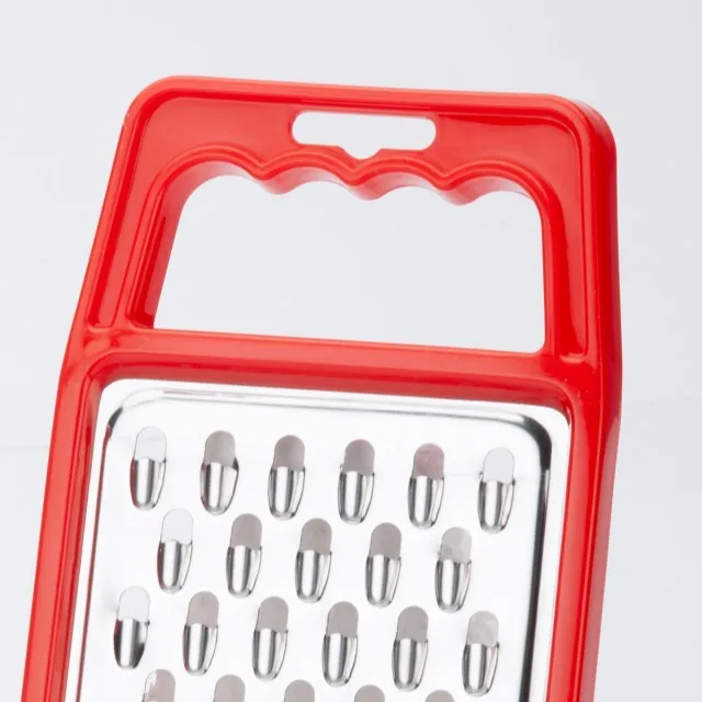 Italian Multi Functional Greater Large Holes Salad Carrot Ice Blade Cutter Manual Slicer Vegetable Grater in Steel and Plastic