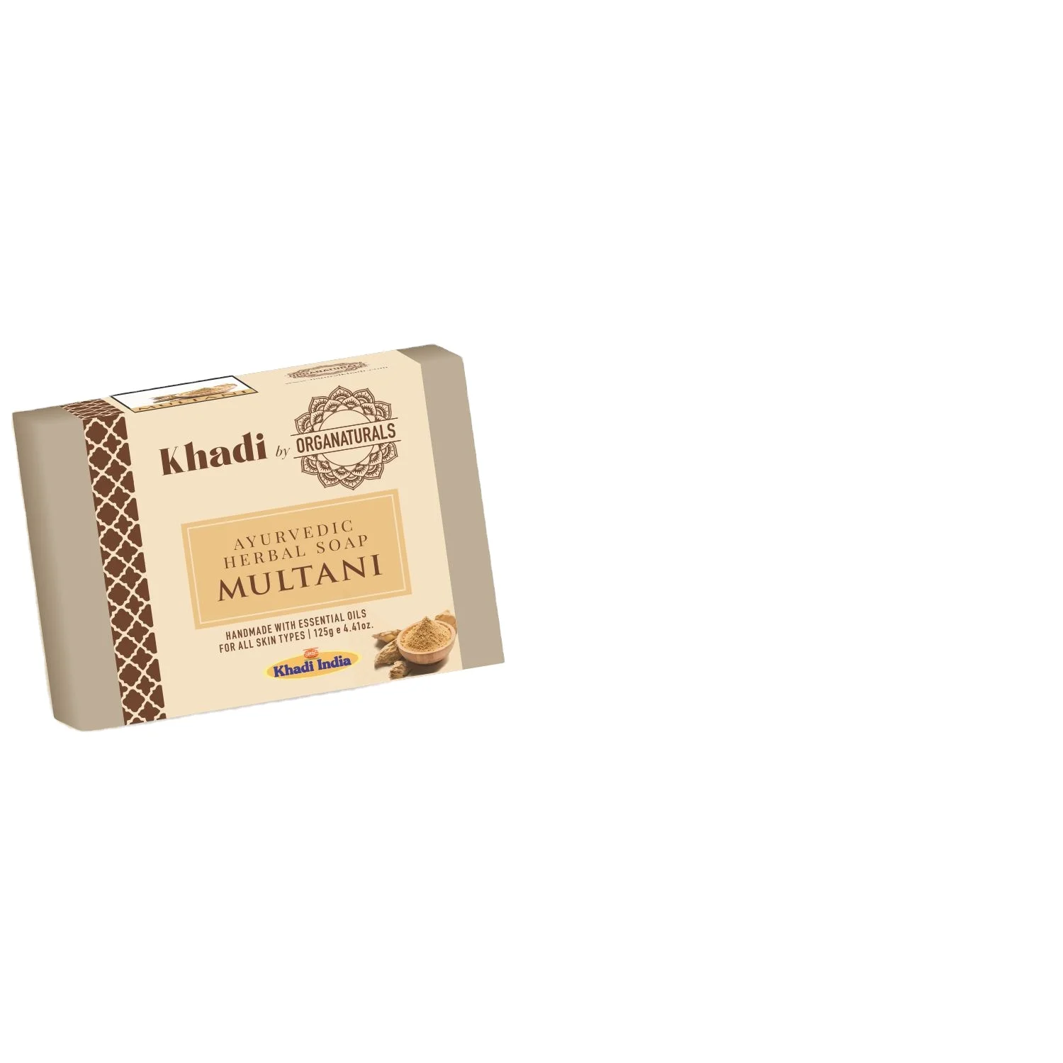 Khadi Ayurvedic Multani Handmade Soap Suitable for All Skin type - 125g