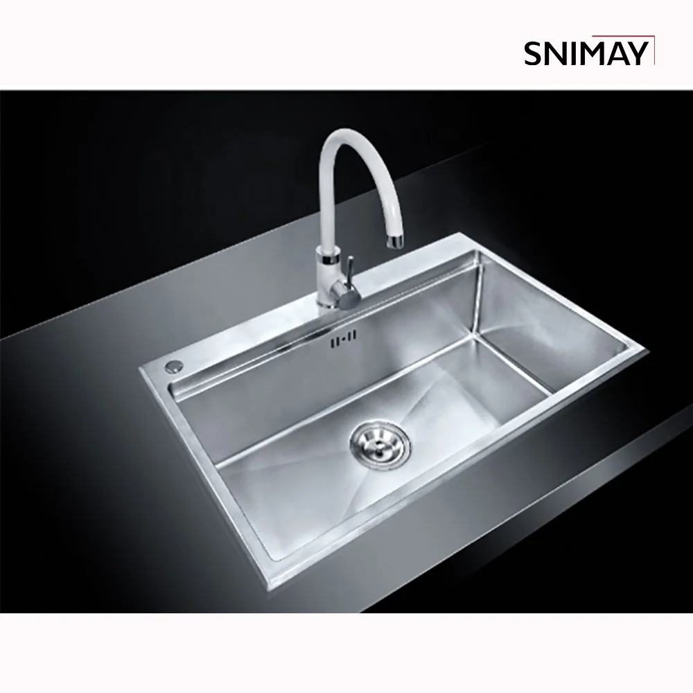 Snimay Stainless Steel Sink Single bowl Sink Stainless Steel Kitchen Sink