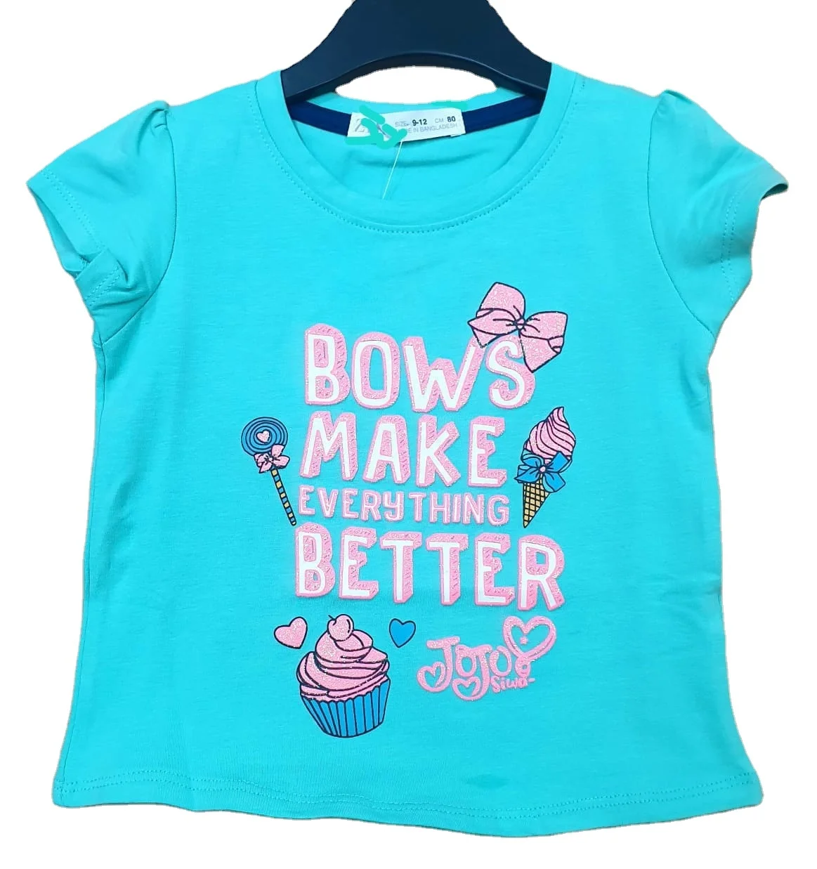 Футболка для девочек 95% хлопок 5% спандекс (в наличии)