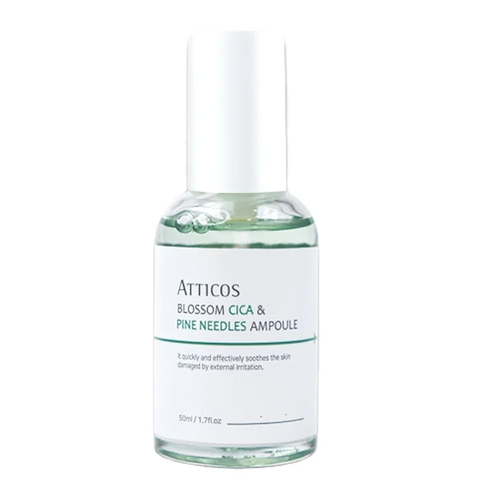 [Atticos] Blossom Cica Pine needle Ampoule 50ml Korean supplier K beauty face serum private label