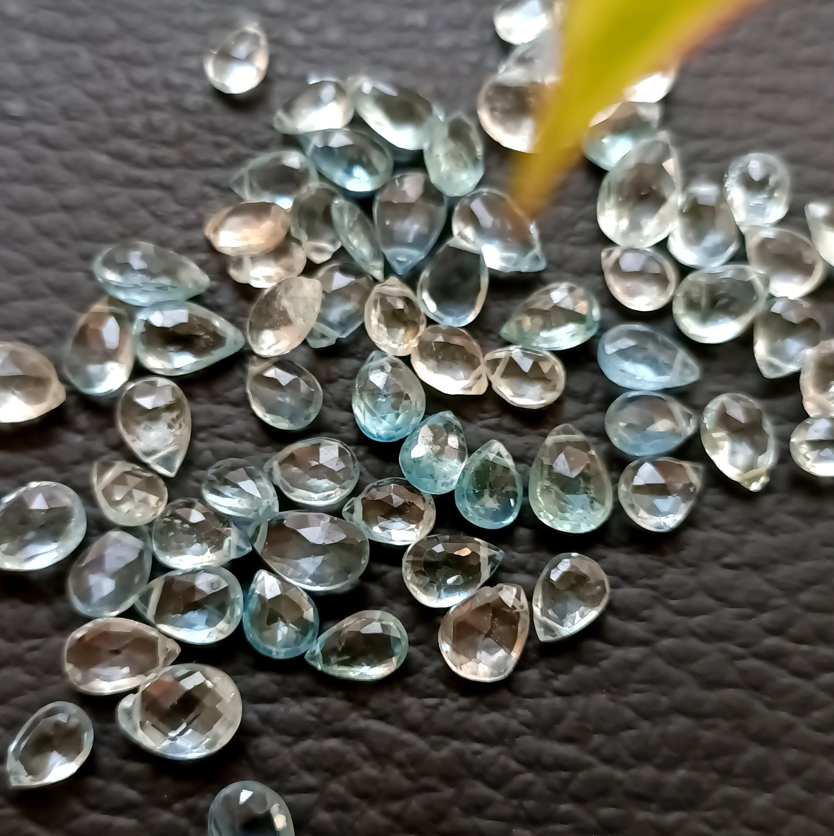 Good Quality Natural Cut Aquamarine Loose Faceted Gemstone Beaded Briolette Making Jewelry Wholesaler price per carat