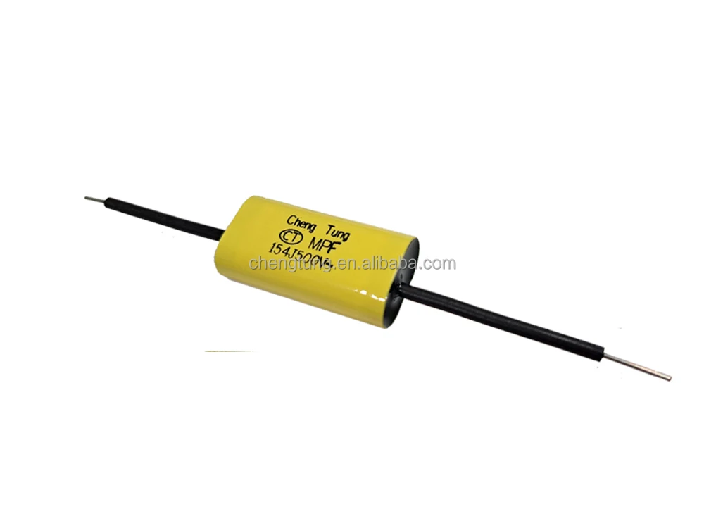 Осевые провода Овальные Плоские металлизированные полипропиленовые пленочные конденсаторы