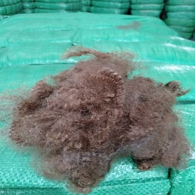 7D-15D HS Brown PSF Vikohasan Manufacturer and synthetic fiber and GRS recycled polyester fibre