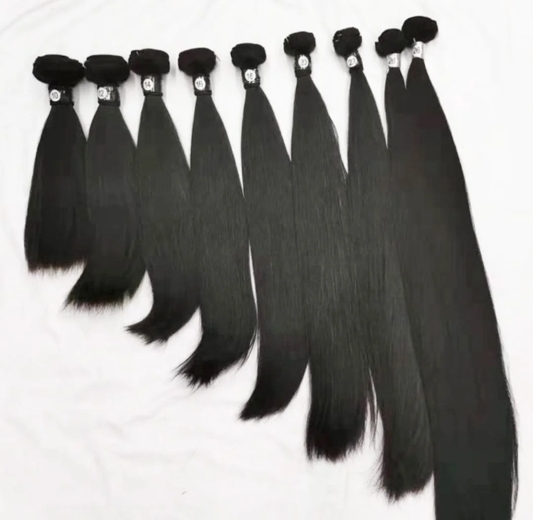 High Quality 100% Human Hair Remy Natural Black Origin Indonesia with Standard Export